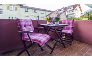 Wohnung kaufen in 78467 Konstanz, Bezugsfrei - 1-Zimmerwohnung (Hochparterre) mit Westbalkon, Keller und PKW-Außenstellplatz