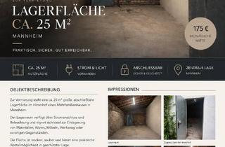 Lager mieten in Rheindammstraße 56, 68163 Lindenhof, Lagerfläche in Mannheim Lindenhof