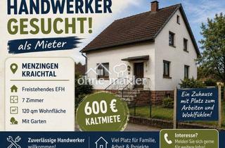 Haus mieten in 76703 Kraichtal, Handwerker gesucht – Wohnen gegen Renovierung! EFH mit Garten Menzingen
