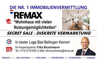 Haus kaufen in 79415 Bad Bellingen, Wohnhaus in attraktiver Lage mit vielen Nutzungsoptionen: EFH, MFH, ETW, Ferienwohnung Vermietung