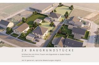 Grundstück zu kaufen in 76532 Haueneberstein, 2 schöne Baugrundstücke in schöner Lage von Baden-Baden Haueneberstein