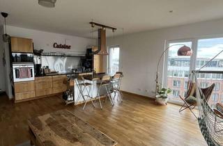 Immobilie mieten in Erich-Zeigner-Allee 62, 04229 Plagwitz, Penthouse‑Studio mit Skyline‑Panorama – Leipzig Schleußig