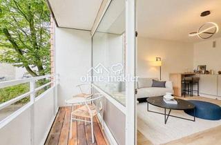 Wohnung kaufen in 22529 Hamburg, 2-Zimmer-Wohnung mit Balkon in Lokstedt – frisch renoviert, provisionsfrei vom Eigentümer