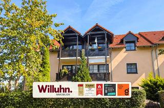 Wohnung kaufen in 04827 Machern, FREI WERDEND! - Balkon, Tageslichtbad, Stellplatz und Keller - Ruhige Lage im Grünen