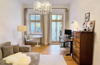 Wohnung kaufen in Kanzowstraße 4a, 10439 Prenzlauer Berg, Provisionsfrei im Helmholtzkiez - 2 Zimmer Altbauwohnung mit Westbalkon, Dielen und Aufzug