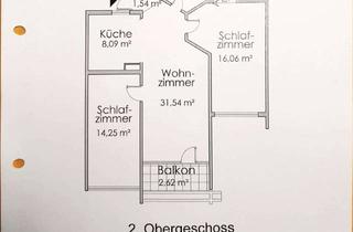 Wohnung kaufen in Föhrenstraße 14, 77656 Offenburg, Provisionsfrei! Helle 3-Zimmer-Wohnung (80 m²) am Gifizsee in Offenburg