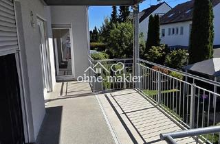 Wohnung kaufen in 86199 Augsburg, Augsburg-Inningen Bhf-nah 4 Zi ETW 90m2 Süd-Loggia, Garten zustzl 18m2 UG Abst/WaKü