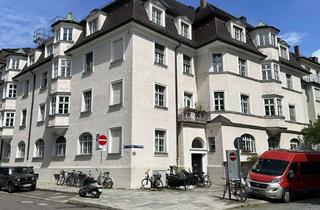 Wohnung mieten in 80803 Schwabing-West, ruhige 2 Zi. Altbau-Whg. in Schwabing mit kleinem Privatgarten