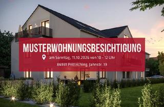 Wohnung kaufen in 86931 Prittriching, Charmante 3-Zimmer-Obergeschosswohnung mit sonniger Süd-West-Ausrichtung in einer kleinen Wohnanlage