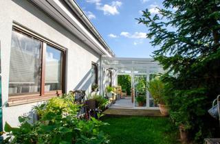 Einfamilienhaus kaufen in 99334 Amt Wachsenburg, Gepflegtes EFH im Bungalowstil mit Wintergarten, Kamin und wohnlich ausgebautem Vollkeller