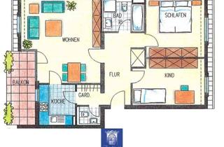 Wohnung mieten in 01705 Freital, Eindrucksvolle Wohnung mit Balkon in gepflegter Umgebung!