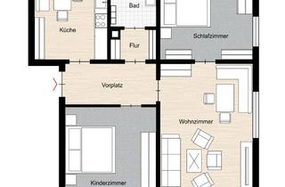 Wohnung kaufen in 71706 Markgröningen, Lichtdurchflutetes Eigenheim mit Westbalkon und Garten
