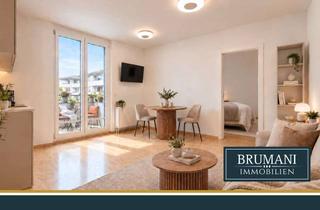 Wohnung kaufen in 79111 Rieselfeld, BRUMANI | Helle 2 Zimmer Wohnung mit Balkonzugang von Wohn und Schlafzimmer in Freiburg Rieselfeld
