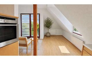 Wohnung kaufen in 60313 Innenstadt, Charmante Zwei-Zimmer-Dachgeschosswohnung mit Balkon