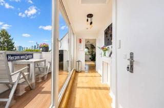 Wohnung kaufen in Skylineblick, 60598 Sachsenhausen, Wohnen über zwei Ebenen mit Dachterrasse und Skylineblick - Frankfurt-Sachsenhausen