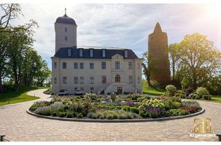 Wohnung mieten in Neu Pouch, 06774 Pouch, Wohnen im Schloss – Eleganz auf 124 m², 3 Zimmern, Stellplatz und Terrasse direkt am Goitzsche-See
