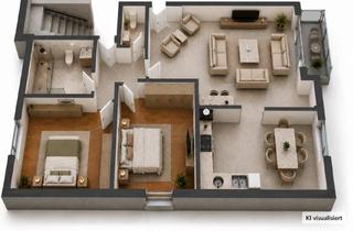 Wohnung mieten in 56072 Metternich, Erstbezug 2026 – Exklusive 3-Zimmer-Neubauwohnung mit hochwertiger Ausstattung in Koblenz-Metternich