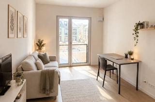 Wohnung mieten in 86179 Haunstetten, Erstbezug: Möbliertes 1,5-Zi-Studentenapartment mit separater Schlafnische – Tram vor der Tür