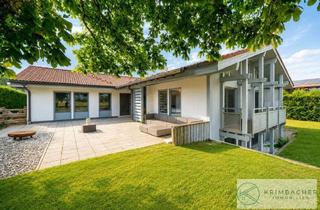 Haus kaufen in 82054 Sauerlach, Großzügiger Bungalow mit Atelier und Bergblick