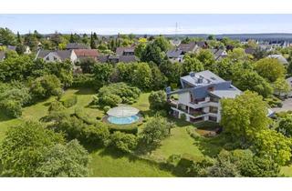 Villa kaufen in 91077 Neunkirchen, Pure Exklusivität! Einzigartige Architektenvilla mit Parkgarten, Pool und atemberaubendem Weitblick