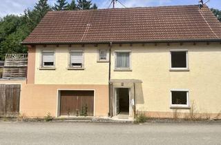 Haus kaufen in 74572 Blaufelden, Älteres Anwesen mit Wohnhaus und Garage sowie weiteren Gebäuden in Blaufelden - Alkertshausen