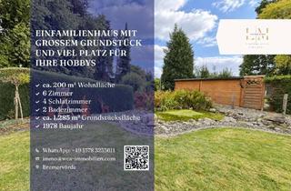 Einfamilienhaus kaufen in 27432 Bremervörde, Einfamilienhaus mit großem Grundstück und viel Platz für Ihre Hobbys