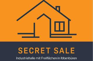 Gewerbeimmobilie kaufen in 49479 Ibbenbüren, Handwerksbetriebe aufgepasst! Seltene Gelegenheit - Halle mit Büros und Freifläche