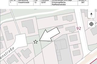 Grundstück zu kaufen in Raiffeisenstraße, 27374 Visselhövede, Seltene Gelegenheit: 587 m² Baugrundstück in gewachsener Wohnlage von Visselhövede