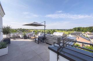 Penthouse kaufen in 51399 Burscheid, PROVISIONSFREI: Über den Dächern von Hilgen! Exklusives 162 m² Penthouse mit XXL-Dachterrasse & 2 Ga
