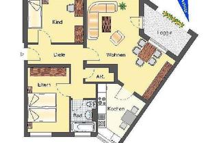 Wohnung mieten in Fritz-Reuter-Straße 29, 32756 Detmold, frei! 3-Zimmer-Wohnung in Detmold Hiddeser Berg