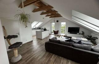 Wohnung mieten in 76187 Knielingen, Exklusive 3,5-Zimmer-Dachgeschosswohnung mit 3 Außenbereichen | Baujahr 2018 | 98 m² |