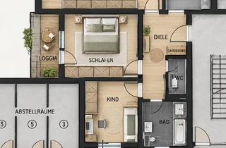 Wohnung mieten in Agnes-Schreiber-Straße 24, 97980 Bad Mergentheim, Viel Platz für den Alltag in Bad Mergentheim
