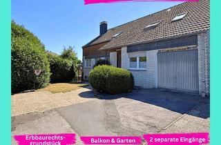 Haus kaufen in 45701 Herten, Zweifamilienhaus mit zwei separaten Eingängen in Herten-Disteln auf Erbbaurecht (Kaufoption!!!)