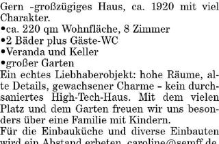 Haus mieten in 80638 München, Charmantes Haus in München-Gern
