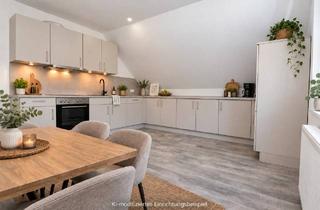 Wohnung mieten in 26169 Friesoythe, Großzügig Wohnen mit Dachterrasse - attraktive Dachgeschosswohnung mit Einbauküche in Gehlenberg