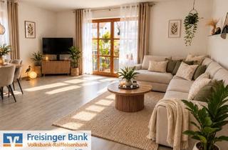Wohnung kaufen in 85405 Nandlstadt, Stilvolle 3-Zimmer-Wohnung mit Sonnenbalkon & idealer Raumaufteilung in Nandlstadt