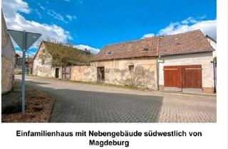 Einfamilienhaus kaufen in 39444 Hecklingen, Hecklingen - Haus mit Scheune und Hof Garten zu Verkaufen Mietkauf Ratenkauf