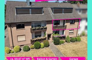 Wohnung kaufen in 45663 Recklinghausen, 3 Zimmer Eigentumswohnung mit Balkon + Garage + Garten | Recklinghausen-Röllinghausen