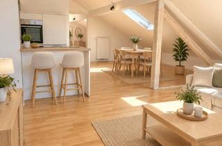 Lofts mieten in 94439 Roßbach, Lichtdurchflutete Dachgeschosswohnung in Roßbach mit Loftcharakter und Blick ins Grüne