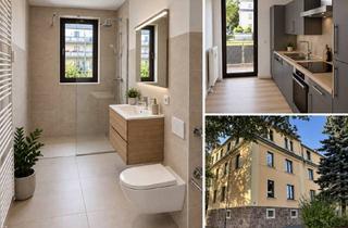 Wohnung mieten in Bahnhofstraße 27, 09232 Hartmannsdorf, Schöne 3-Zimmer-Wohnung 60 m² mit Balkon & EBK - Erstbezug nach Sanierung