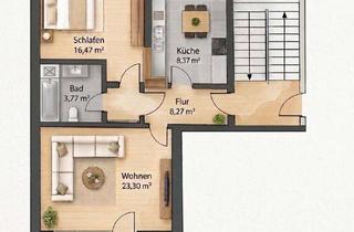 Wohnung mieten in Fontanestraße 13, 85055 Ingolstadt, Helle 2-Zimmer-Wohnung in Ingolstadt mit großem Balkon