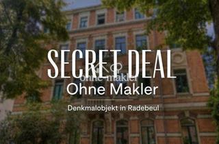 Wohnung kaufen in Louisenstraße, 01445 Radebeul, Denkmalgeschützte DG-Wohnung in Radebeul-Ost – bezugsfrei, provisionsfrei, 5 % Mietpotenzial