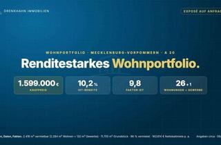 Anlageobjekt in 18465 Tribsees, Renditestarkes Wohnportfolio in MV: Faktor 9,8 - über 10 % Ist-Rendite - direkt an der A 20