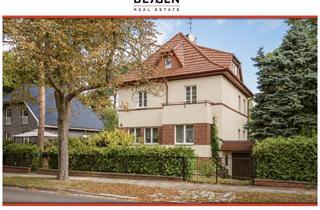 Villa kaufen in 12589 Rahnsdorf, 11 Zimmer Altbauvilla in der Villenkolonie Hessenwinkel mit großem Garten