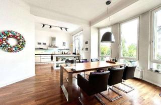 Wohnung kaufen in 40237 Düsseltal, Sehr großzügige Altbau-ETW, 5 Zi., 157 m² Wfl., Balk., 3,80m Deckenh., 2 Bäder,, Lift, Ddf.-Zoo