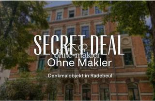 Wohnung kaufen in 01445 Radebeul, Denkmalgeschützte DG-Wohnung in Radebeul-Ost - bezugsfrei, provisionsfrei, 5 % Mietpotenzial