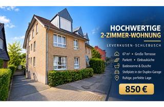 Wohnung mieten in Ophovener Straße 32, 51375 Schlebusch, 2-Zimmer-Wohnung Schlebusch Leverkusen Terrasse, Küche, Garage