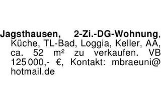 Wohnung kaufen in 74249 Jagsthausen, Jagsthausen, 2-Zi.-DG-Wohnung, Küche, TL-Bad, Loggia, Keller, AA