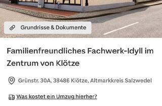 Einfamilienhaus kaufen in 38486 Klötze, Klötze - Einfamilienhaus mit kleinen Garten und Garage