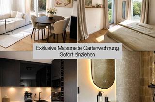 Wohnung kaufen in 22115 Billstedt, Exklusive möblierte Maisonette auf drei Ebenen und eigenem Gartenantei